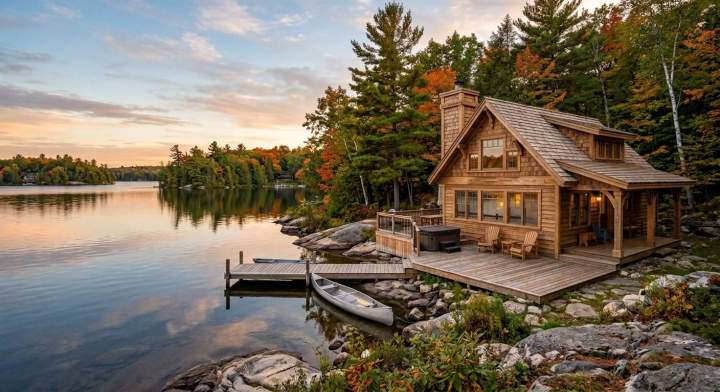 Cottage design Muskoka Lakes